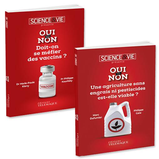 Lot : " Une agriculture sans engrais ni pesticides est-elle viable ?" + "Doit-on se méfier des vaccins ?"