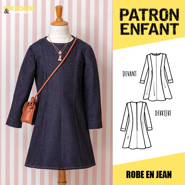Patron Enfant - Robe en jean (Modèle Trieste)