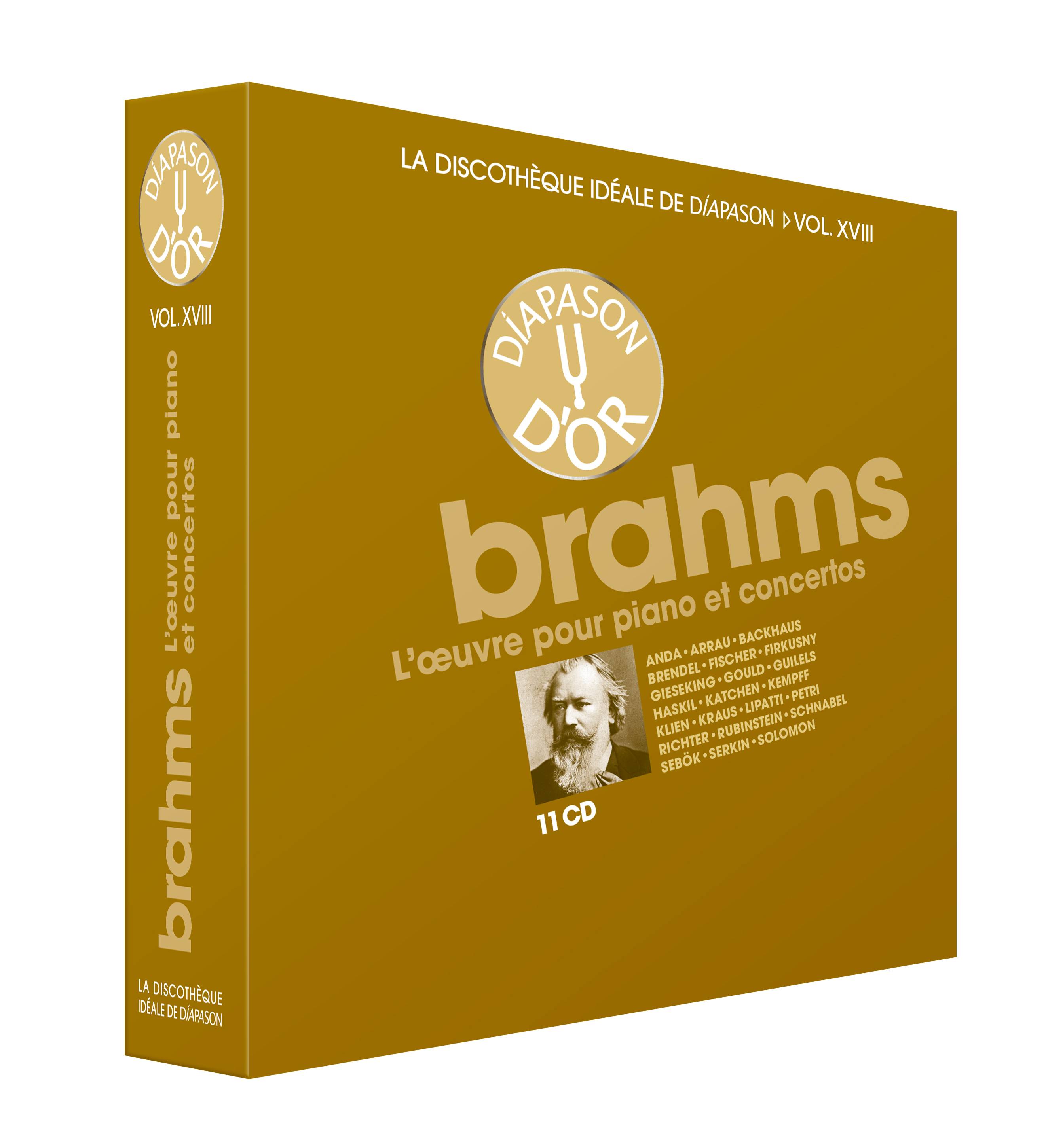 Discothèque Diapason 18 : Brahms - 11 CD