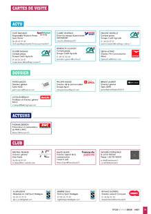 Sport Stratégies 821 CARTES DE VISITE