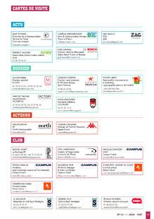 Sport Stratégies 827 CARTES DE VISITE