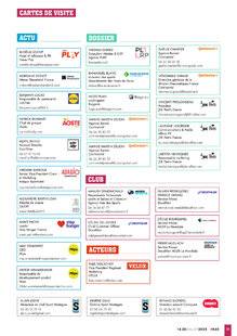 Sport Stratégies 840 CARTES DE VISITE
