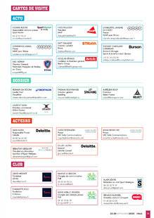 Sport Stratégies 844 CARTES DE VISITE