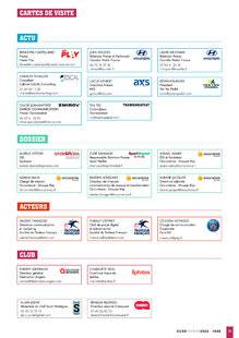 Sport Stratégies 858 CARTES DE VISITE