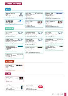 Sport Stratégies 863 CARTES DE VISITE