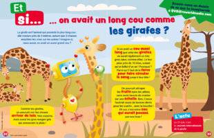 Mon petit Science & Vie avec Nano 47 … on avait un long cou comme les girafes ?