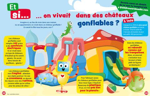 Mon petit Science & Vie avec Nano 48 ... on vivait dans des châteaux gonflables ?