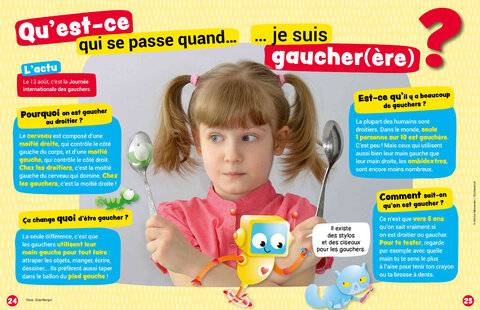 Mon petit Science & Vie avec Nano 49 … je suis gaucher(ère) ?
