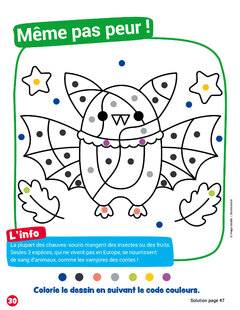 Mon petit Science & Vie avec Nano 51 Colorie le dessin en suivant le code couleurs.