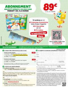 Mon petit Science & Vie avec Nano 56 SCIENCE & VIE