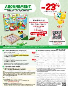 Mon petit Science & Vie avec Nano 57 SCIENCE & VIE AVEC NANO