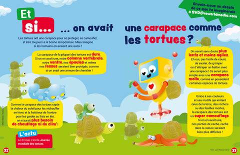 Mon petit Science & Vie avec Nano 58 Et si… ...on avait une carapace comme les tortues ?