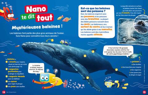 Mon petit Science & Vie avec Nano 59 Mystérieuses baleines !