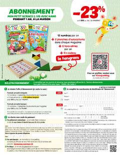 Mon petit Science & Vie avec Nano 60 SCIENCE & VIE AVEC NANO