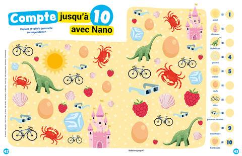 Mon petit Science & Vie avec Nano 60 Compte jusqu'à 10 avec Nano