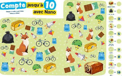 Mon petit Science & Vie avec Nano 61 Compte jusqu’à10avec Nano