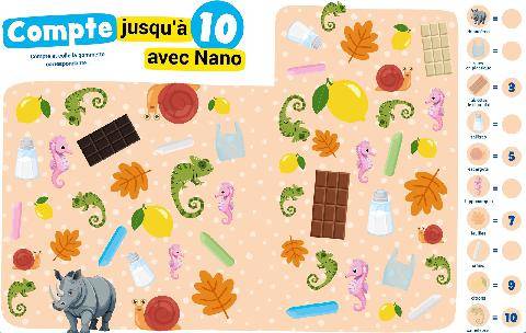 Mon petit Science & Vie avec Nano 62 Compte jusqu’à10avec Nano