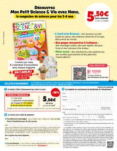 Mon Petit Science & Vie Histoire 9 MON PETIT SCIENCE & VIE AVEC NANO