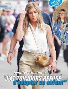 Closer 1062 Jennifer Aniston “J’AI TOUJOURS REFUSÉ d’adopter un enfant”
