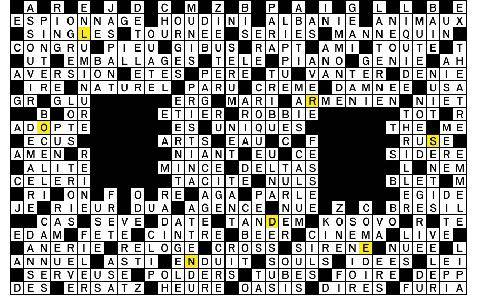 Closer 1100 SOLUTIONS DES JEUX (p. 58 et 60-61)