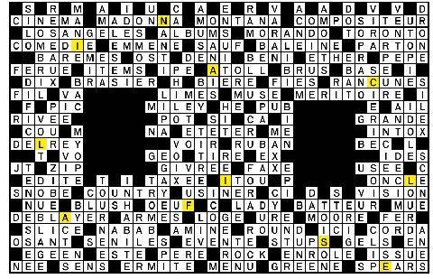 Closer 1101 SOLUTIONS DES JEUX (p. 56, 60-61)
