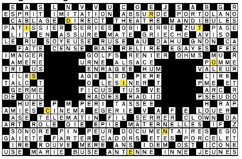 Closer 1103 SOLUTIONS DES JEUX (p. 56 et p. 60-61)