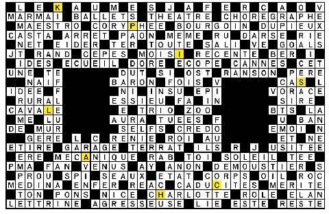 Closer 1105 SOLUTIONS DES JEUX (p. 58 et p. 60-61)