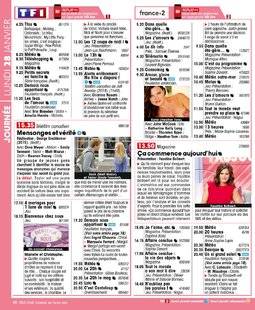 Télé Star 2208 JOURNÉE LUNDI 28 JANVIER