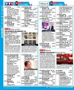 Télé Star 2209 JOURNÉE JEUDI 7 FÉVRIER