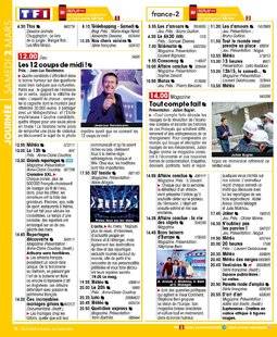 Télé Star 2213 SAMEDI 2 MARS - JOURNÉE