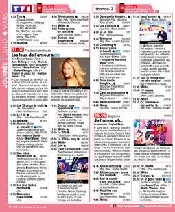 Télé Star 2213 LUNDI 4 MARS - JOURNÉE