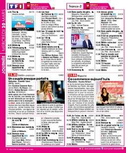 Télé Star 2215 JOURNÉE MERCREDI 20 MARS