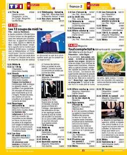 Télé Star 2216 JOURNÉE SAMEDI 23 MARS