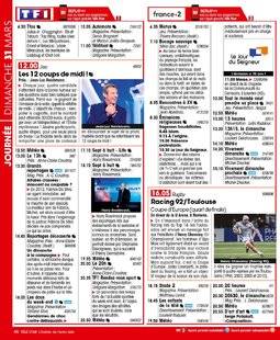 Télé Star 2217 JOURNÉE - DIMANCHE 31 MARS