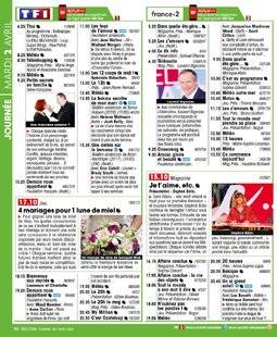 Télé Star 2217 JOURNÉE - MARDI 2 AVRIL