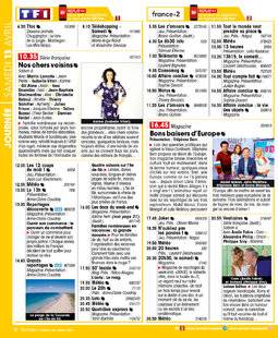 Télé Star 2219 JOURNÉE SAMEDI 13 AVRIL