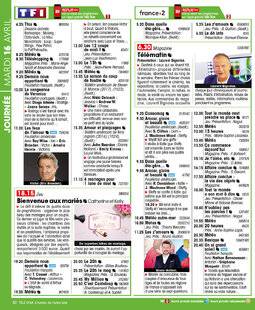 Télé Star 2219 JOURNÉE MARDI 16 AVRIL