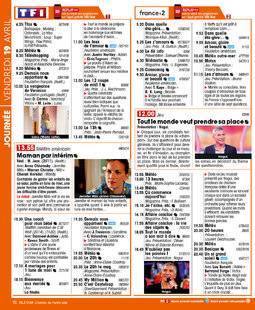 Télé Star 2219 JOURNÉE VENDREDI 19 AVRIL