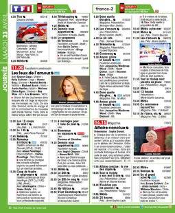Télé Star 2220 JOURNÉE MARDI 23 AVRIL