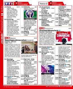 Télé Star 2221 JOURNÉE DIMANCHE 28 AVRIL