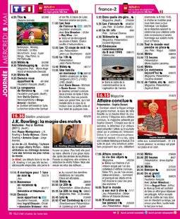 Télé Star 2222 JOURNÉE MERCREDI 8 MAI