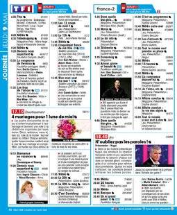 Télé Star 2222 JOURNÉE JEUDI 9 MAI