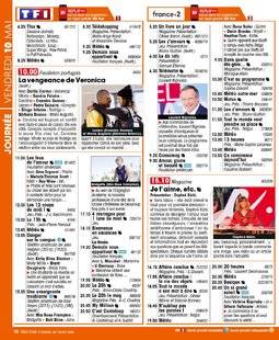 Télé Star 2222 JOURNÉE VENDREDI 10 MAI