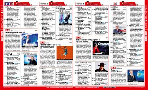 Télé Star 2226 JOURNÉE DIMANCHE 2 JUIN