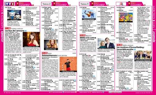 Télé Star 2226 JOURNÉE MERCREDI 5 JUIN