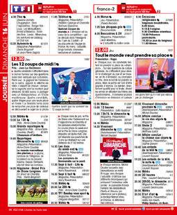 Télé Star 2228 JOURNÉE DIMANCHE 16 JUIN