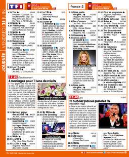 Télé Star 2228 JOURNÉE VENDREDI 21 JUIN