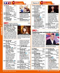 Télé Star 2230 JOURNÉE VENDREDI 5 JUILLET