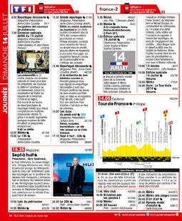 Télé Star 2232 JOURNÉE DIMANCHE 14 JUILLET