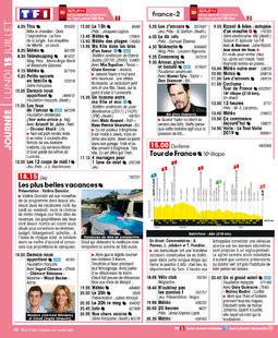 Télé Star 2232 JOURNÉE LUNDI 15 JUILLET